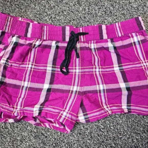 BUNDLE OF 2- Plaid Pajama Shorts- Sizes Large & Junior XL - Picture 4 of 5
